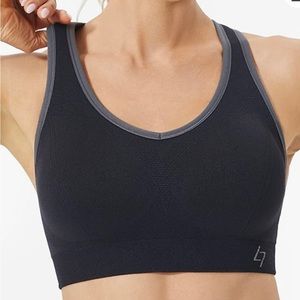 FITTIN Racerback Sports Bras for Women - Padded Seamless High Impact Support